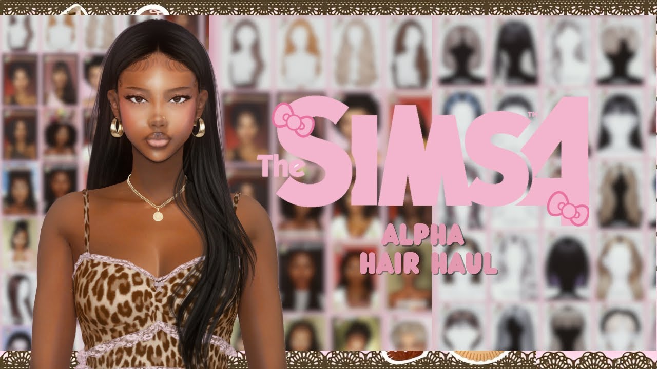 ALPHA HAIR CREATORS YOU NEED | The Sims 4⭐️CC Haul