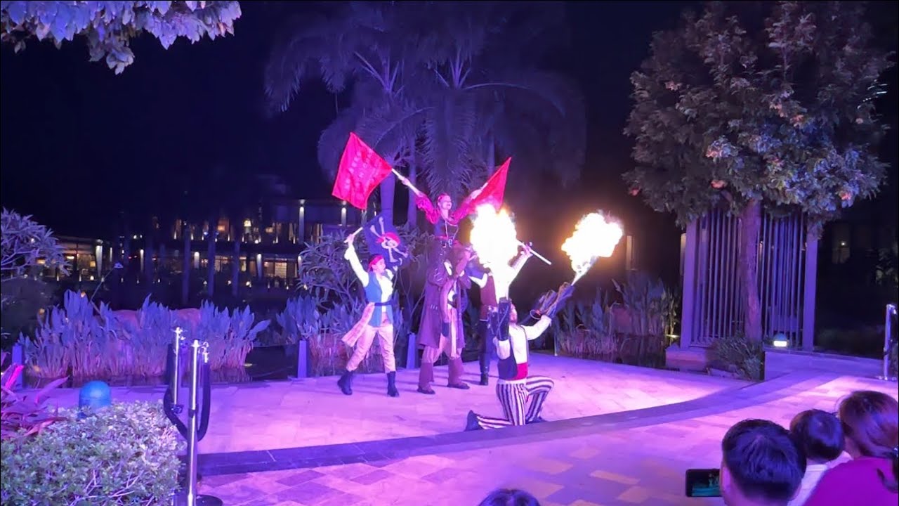Танец Пираты. Pirates of the Caribbean. Отельная анимация Китай. Hotel animation