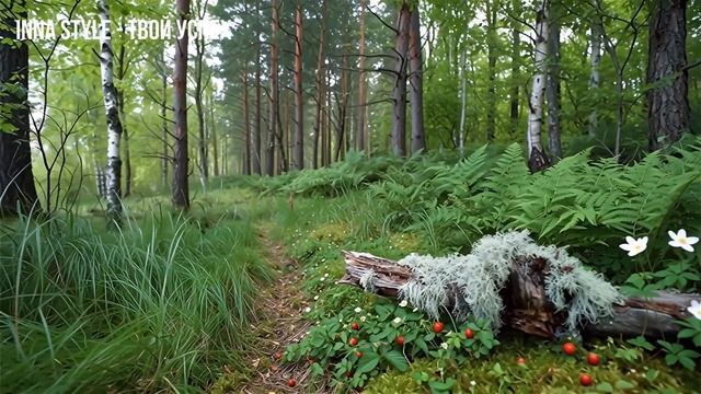 Очаровательный лес с нежными звуками природы | Спокойствие и сон