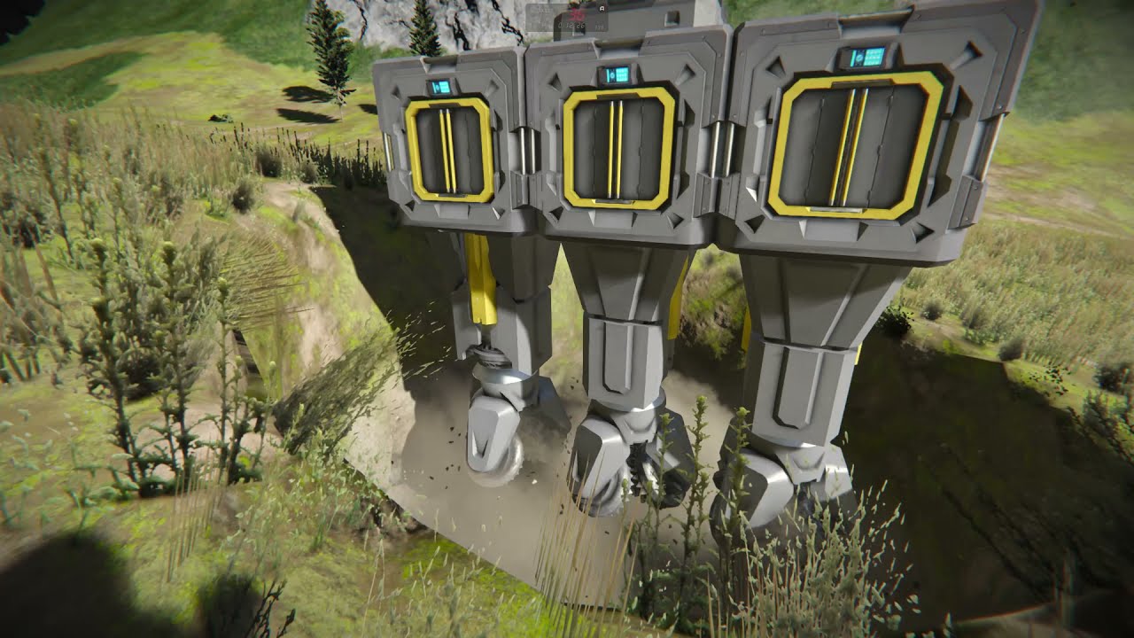 Space Engineers #2 Серия большой майнер на 2 миллиона камня , Огромный большой громкий и опасными !