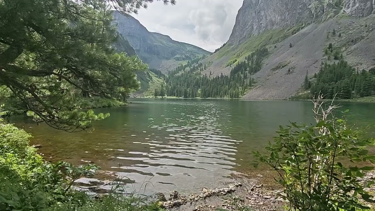 Гладь озера Уймень. Республика Алтай. Медитация на воду. 26 год