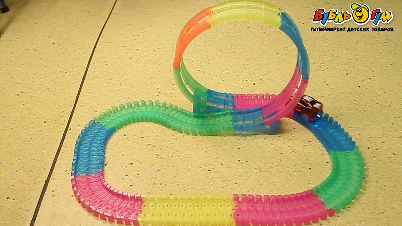 Трек Lanson Toys гибкий световые звуковые эффекты 187деталей