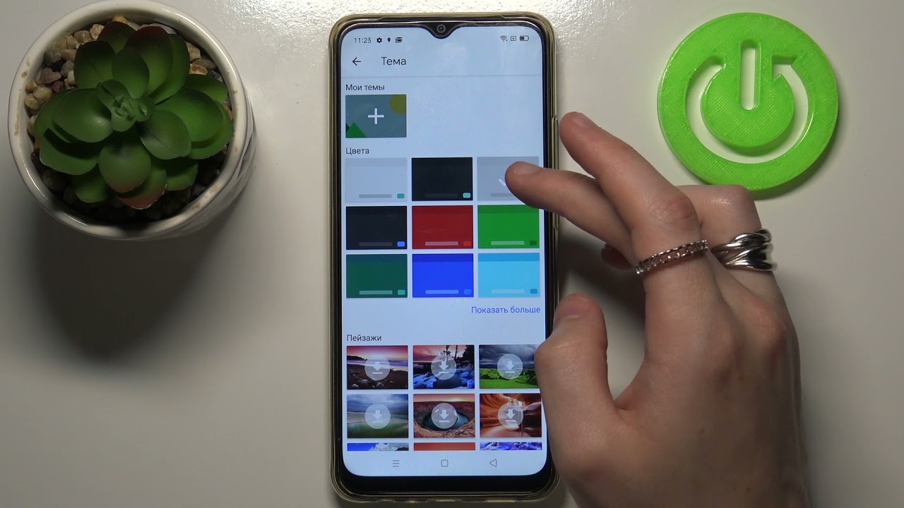 Как изменить тему клавиатуры на OPPO A15 / Как поставить фото на фон клавиатуры OPPO A15