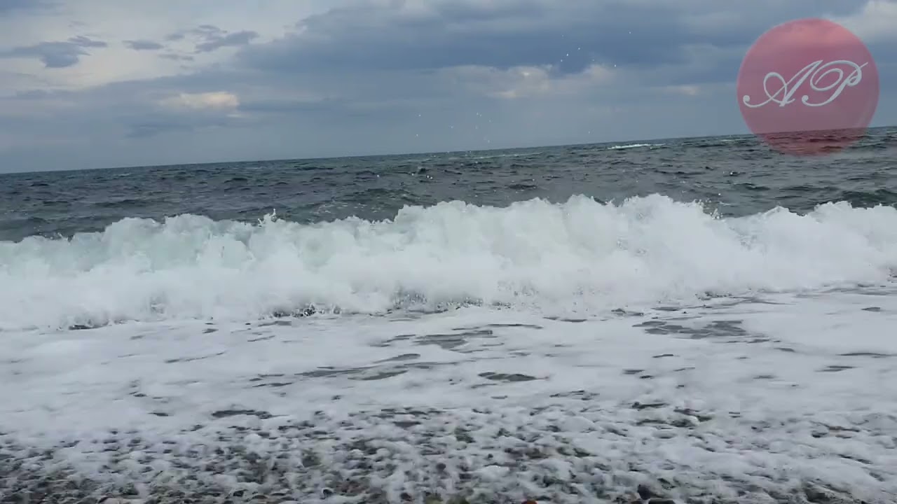 Шум моря. Шторм и большие волны
