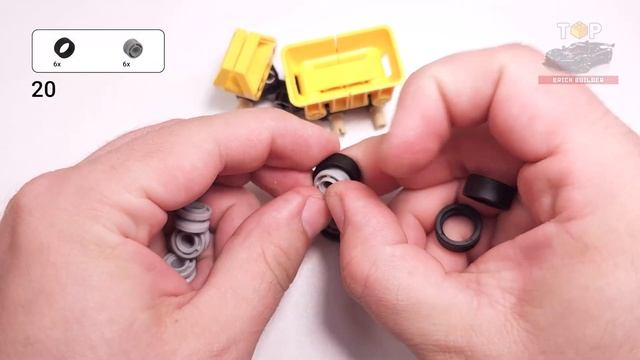 LEGO Technic Mighty Machines S1 (3/8) Самосвал (42233) Пошаговые инструкции сборки