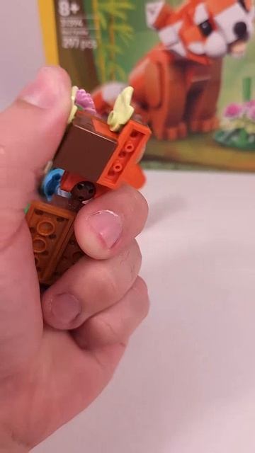 LEGO Creator Рыба-клоун 31394 Альтернативная сборка Красная панда