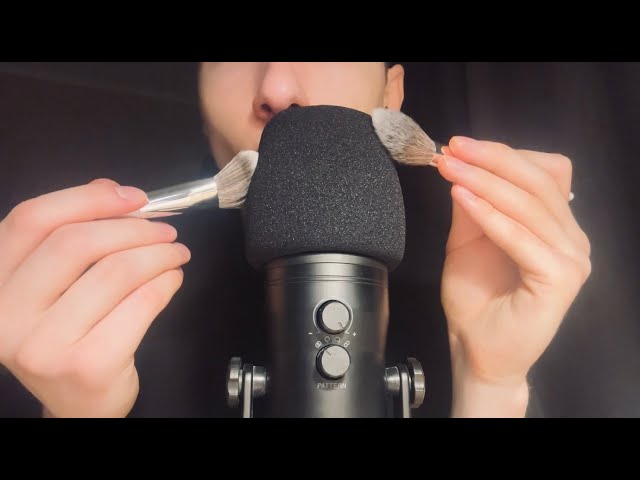АСМР Кисточки на микрофон | Шёпот | Тест | Звуки рта | ASMR Lofi | Brushes On Mic