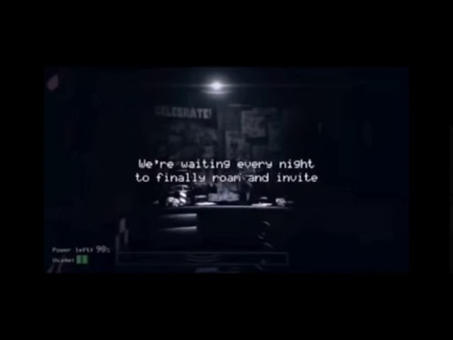 песня пять ночей с Фрэдди на английском