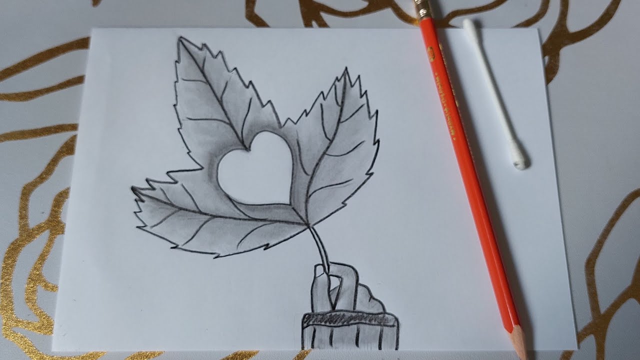 Рисунок #6 Лёгкий рисунок карандашом. Интересные идеи рисования. Школа рисования для начинающих