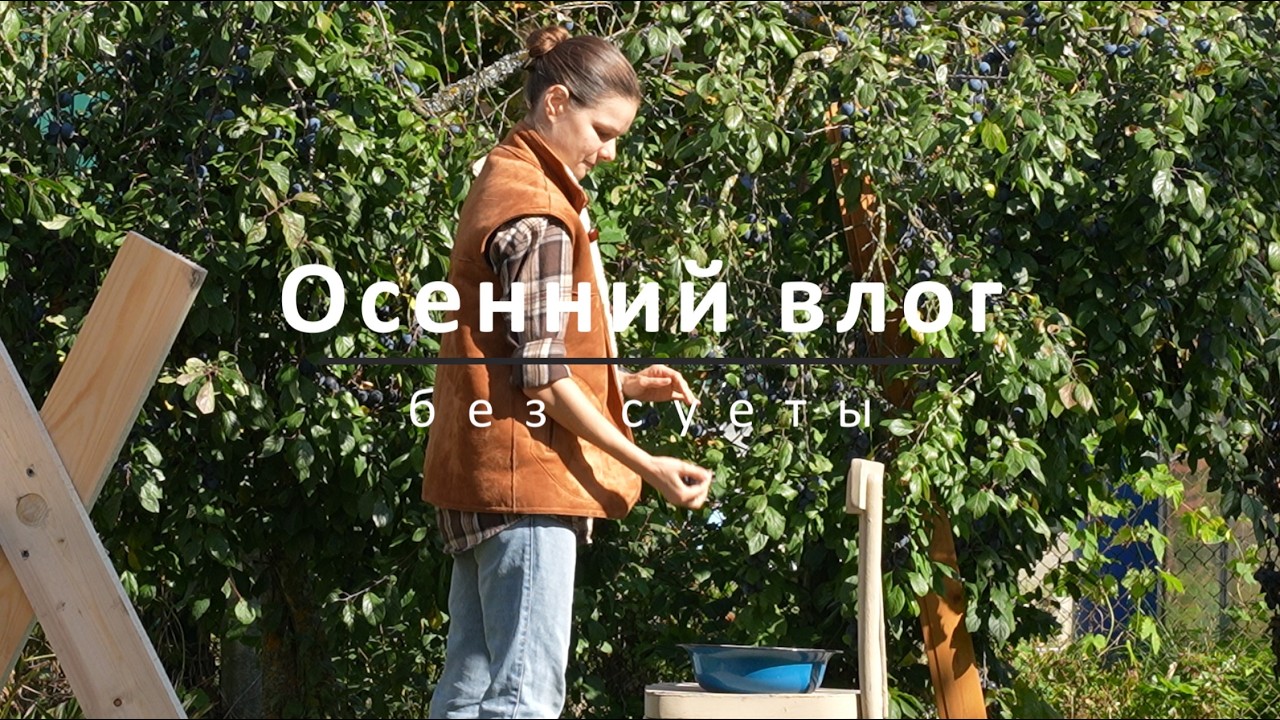День в деревне без суеты: варю домашний компот