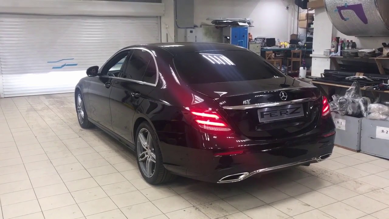 Акустический Выхлоп На Примере Mercedes Benz W213 Active Sound