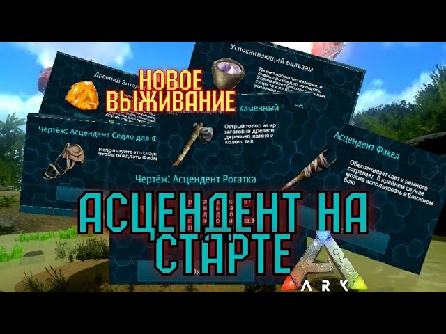Как получить АСЦЕНДЕНТ на 1 Уровне Ark Survival Evolved Mobile