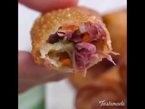 Tastemade Corned Beef  Cabbage Egg Rolls