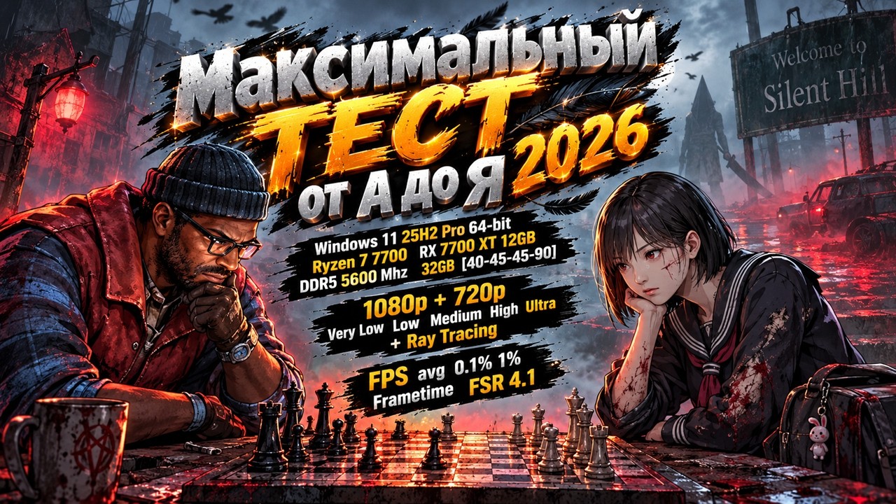 Silent Hill: Townfall | RX 7700 XT | Ryzen 7 7700 | 32 GB DDR5 5600 Mhz