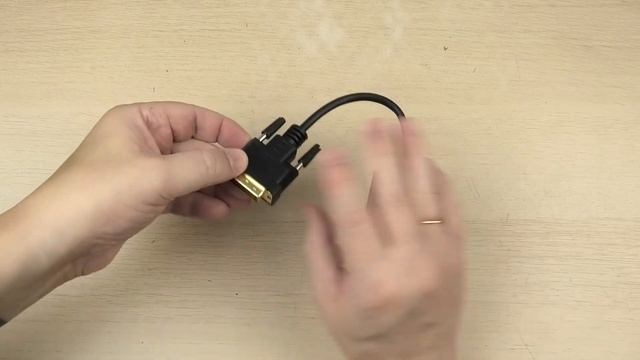 Розпаковка RZTK DVI (24+1) Male To VGA Female 0.15 м Black