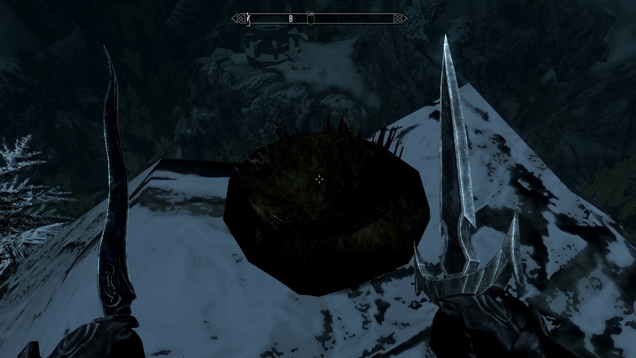 The Elder Scrolls V: Skyrim. Высокополигональная птица