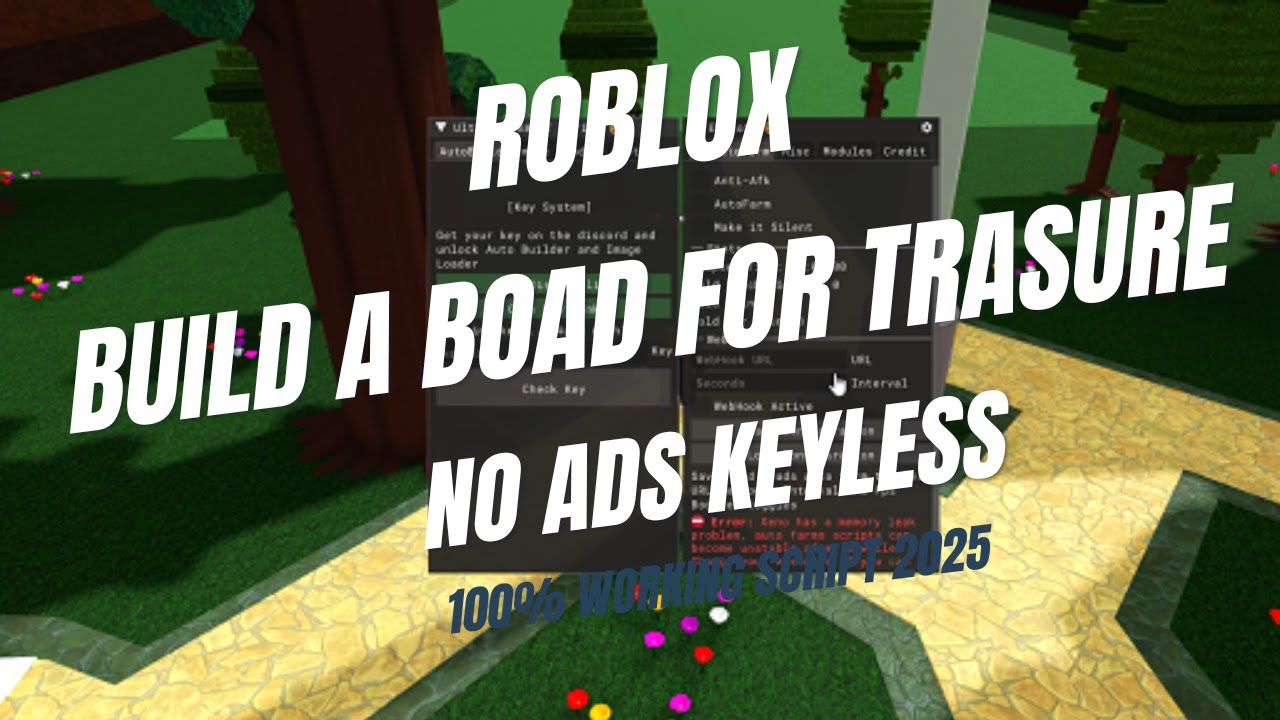 ROBLOX BUILD A BOAT FOR TREASURE SCRIPT WORKING (2025) PASTEBIN INF SAVE SLOTS AUTOFARM || ROBLOX