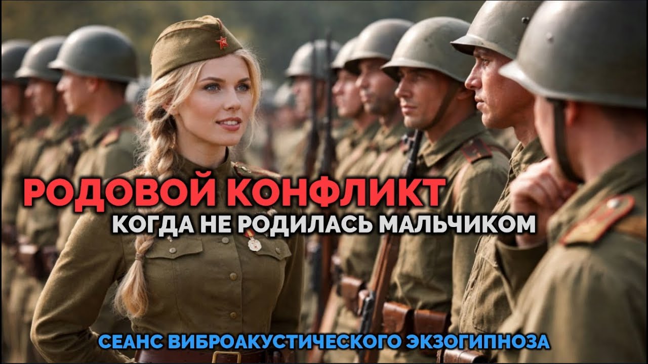 РОДОВОЙ КОНФЛИКТ. КОГДА НЕ РОДИЛАСЬ МАЛЬЧИКОМ. Сеанс ВИБРОАКУСТИЧЕСКОГО ЭКЗОГИПНОЗА
