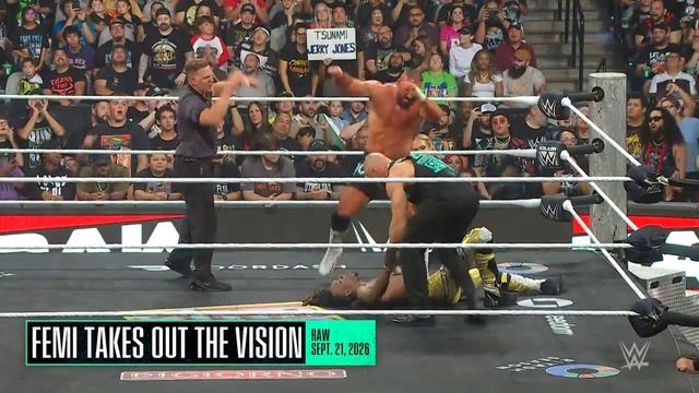 Oba Femi Vs. All: WWE Playlist