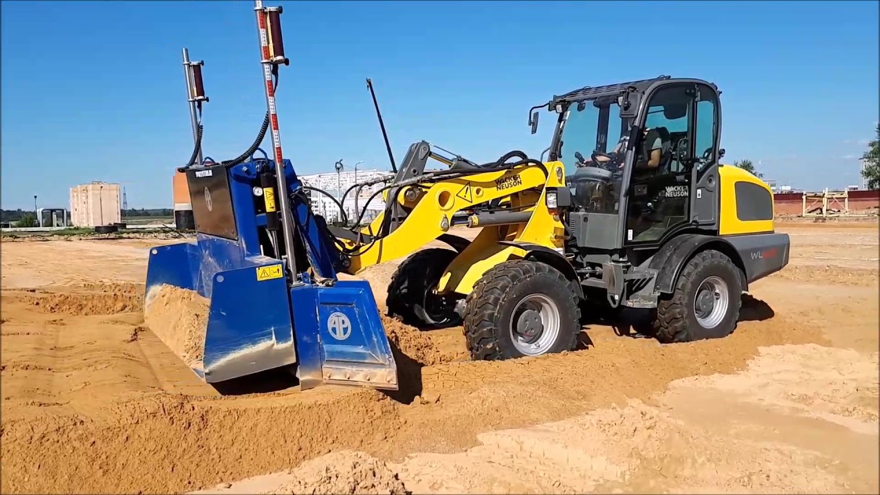 Laser Levelling Wacker Neuson WL 60 With AP Leveller 2200