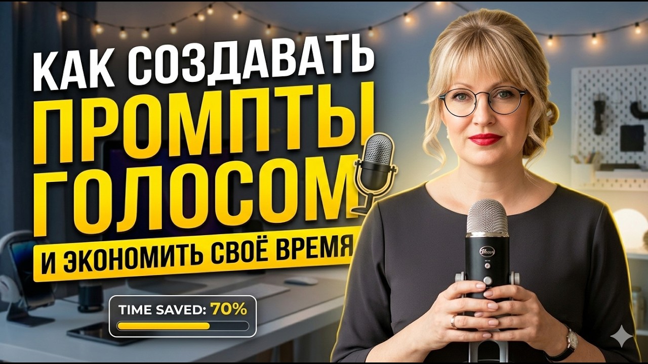 Как создать промт для нейросети, не касаясь клавиатуры?