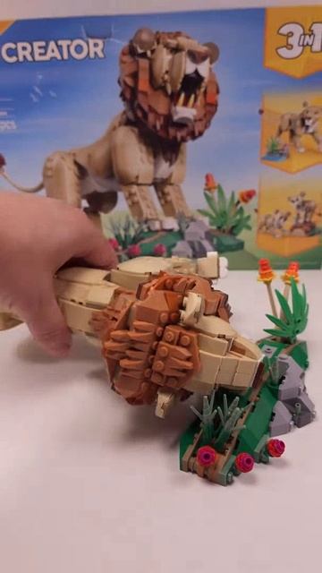 LEGO Creator Дикие животные: Величественный лев (31386) [839 деталей] Завершено