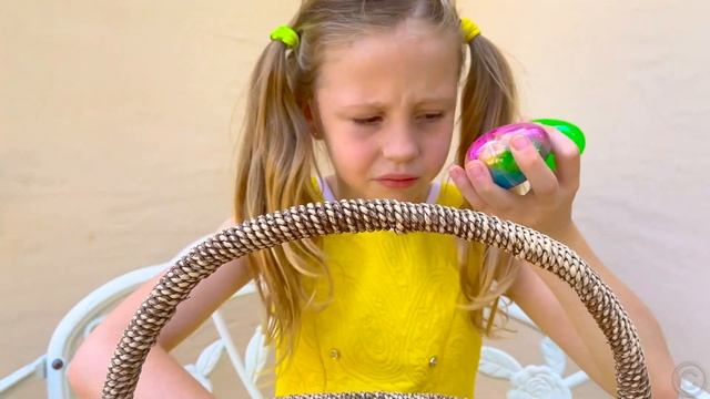 Настя и история пасхального яйца! Семейная игра