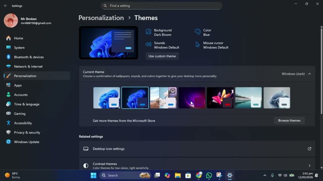 Как установить пользовательские темы в Windows 11