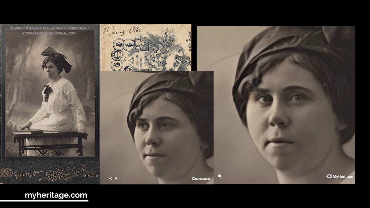 Анимация фотографии - чудо нейросеть Myheritage.com