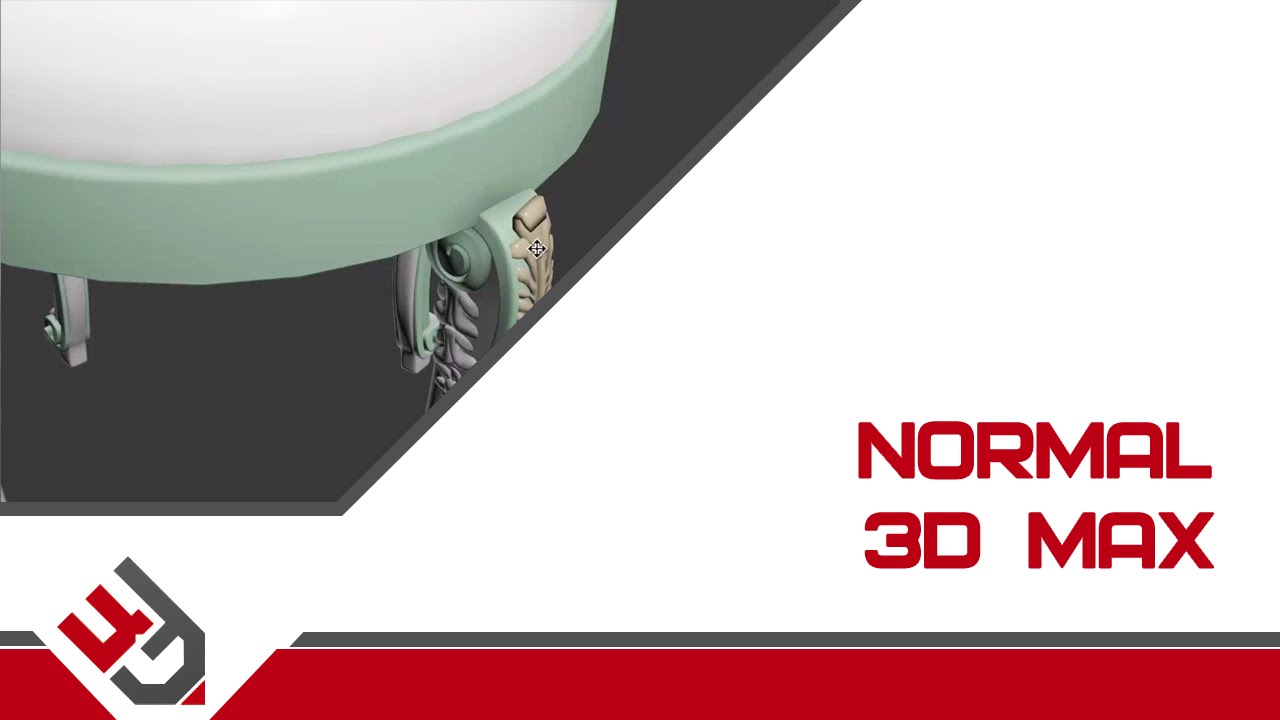 Normal в 3Ds Max. Не видно полигонов 3D Max