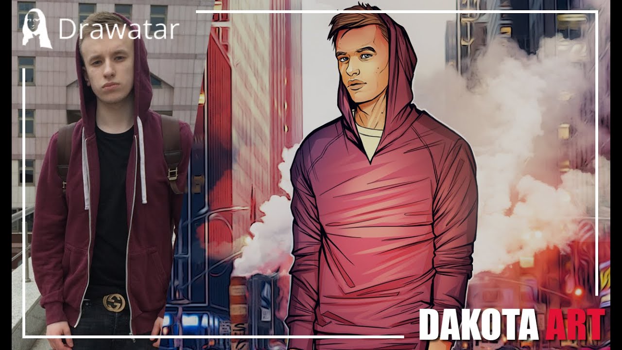 Drawatar.com рисуем портрет в стиле Комиксов