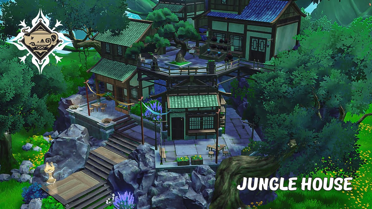 Jungle House | Genshin Impact Serenitea Pot Design
