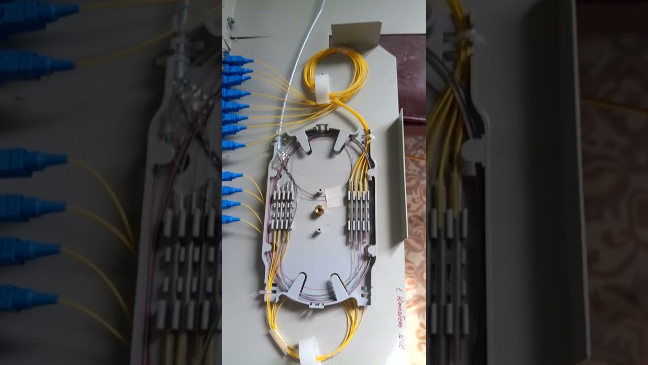 Сварка оптического кросса часть 1