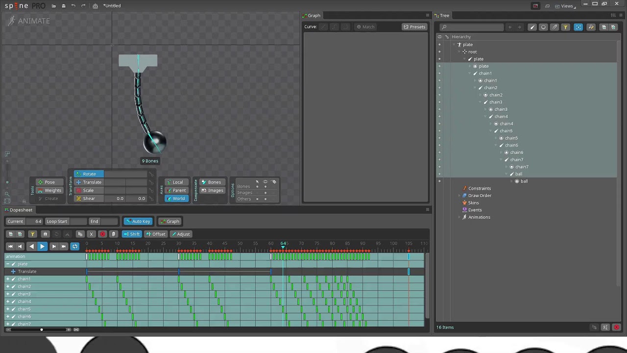 Изучаю Spine 2D (День 2)