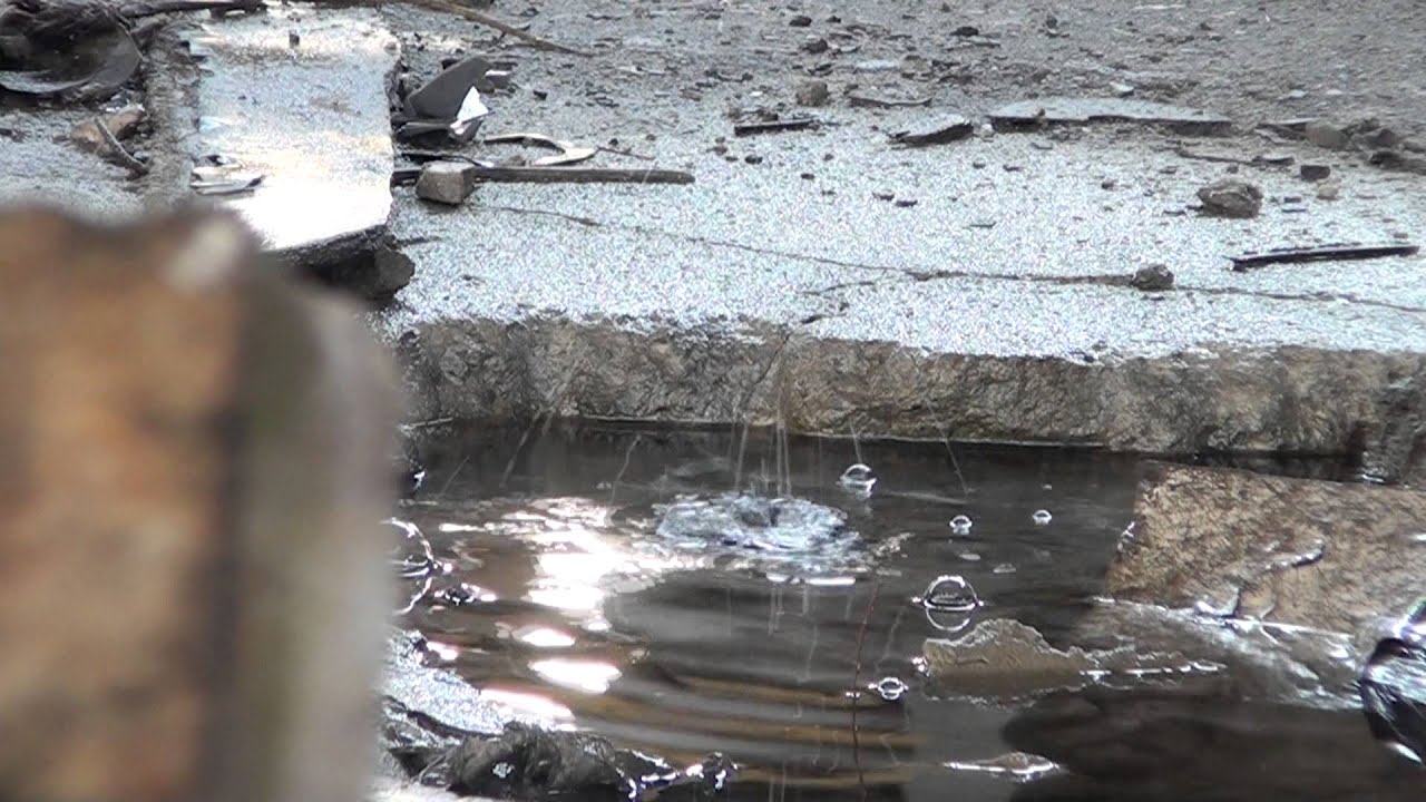 Футаж для видеомонтажа Капли воды