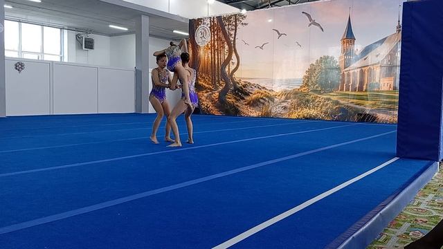 Тройка 1 спортивный Андриянова - Авсеенко - Кулинич МАУ ДК Маш-ль Комбинированное упражнение