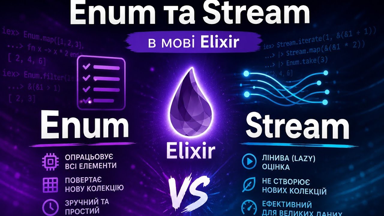Enum та Stream в мові Elixir #programming