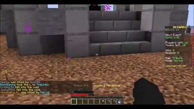 Играю в Minecraft в скай варс дуплекс часть 2