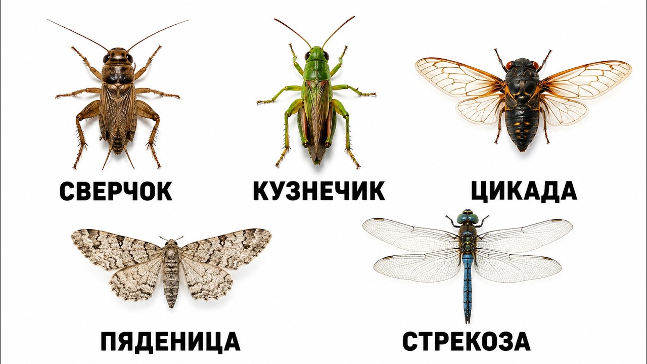 Всё о НАСЕКОМЫХ КОТОРЫЕ СЛЫШАТ НЕ УШАМИ за 10 минут!