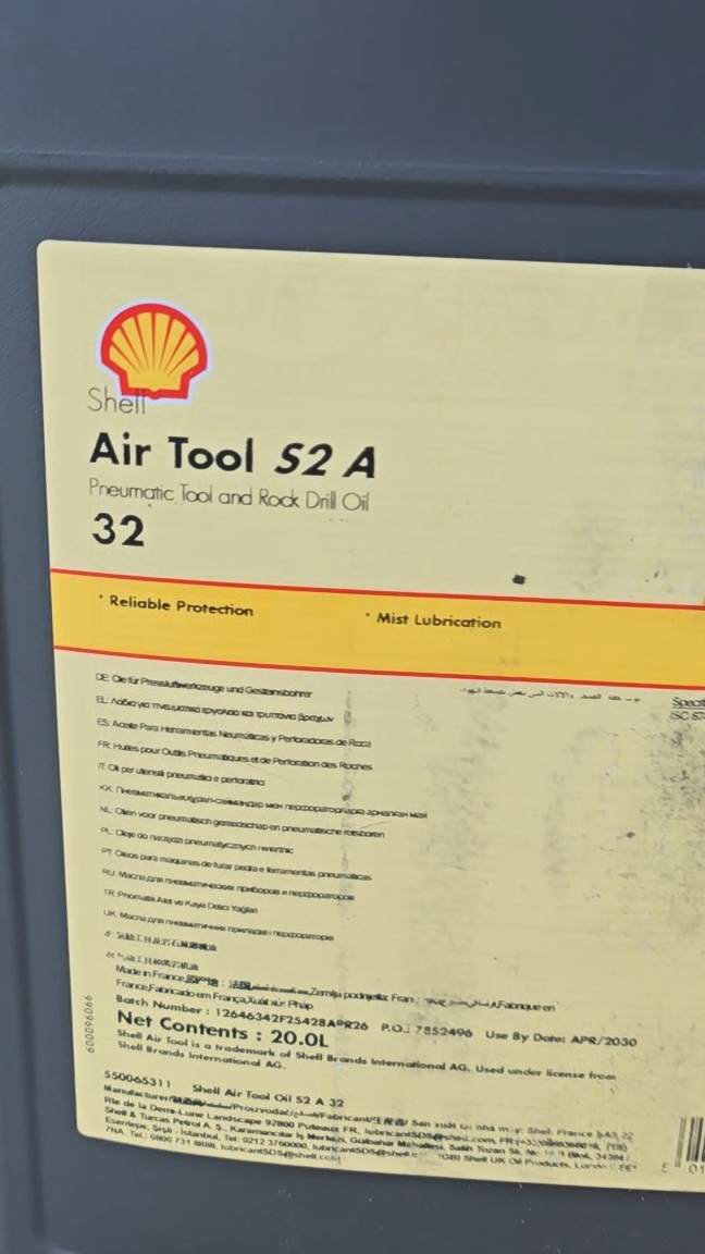 Shell Air Tool Oil S 2 A 32  20L