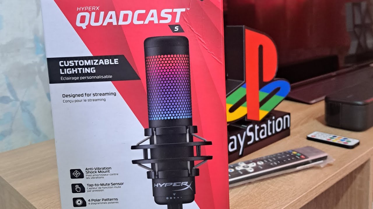 Обзор Микрофона HyperX Quadcast S