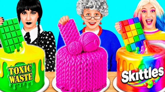 Кулинарный Челлендж: Уэнсдей Против Бабушки | Удивительные Кухонные Рецепты