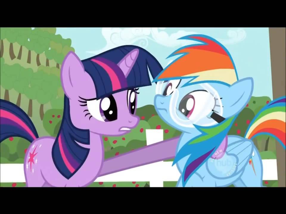 Rainbow Dash Destroying Applejack's Barn