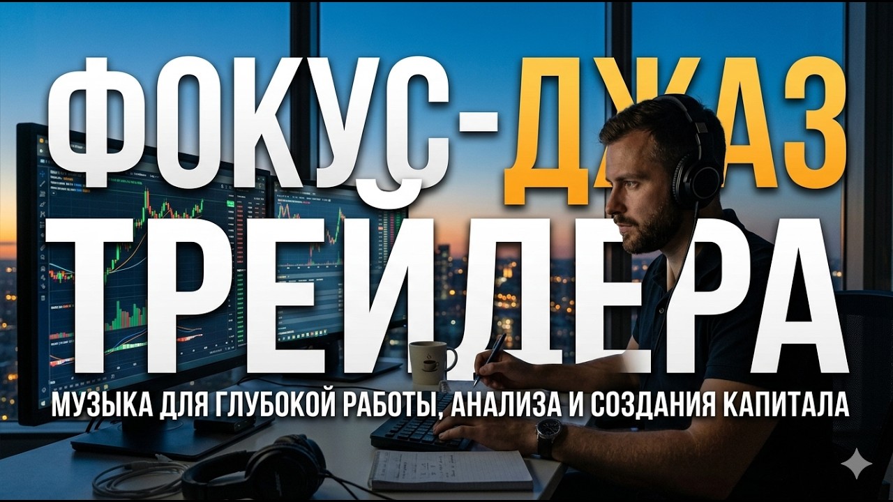 Фокус-джаз трейдера перед открытием рынка ☕ Музыка для глубокой работы, анализа и создания капитала