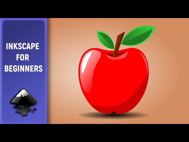 Draw Apple. Tutorial For Beginners In Inkscape 1.0: