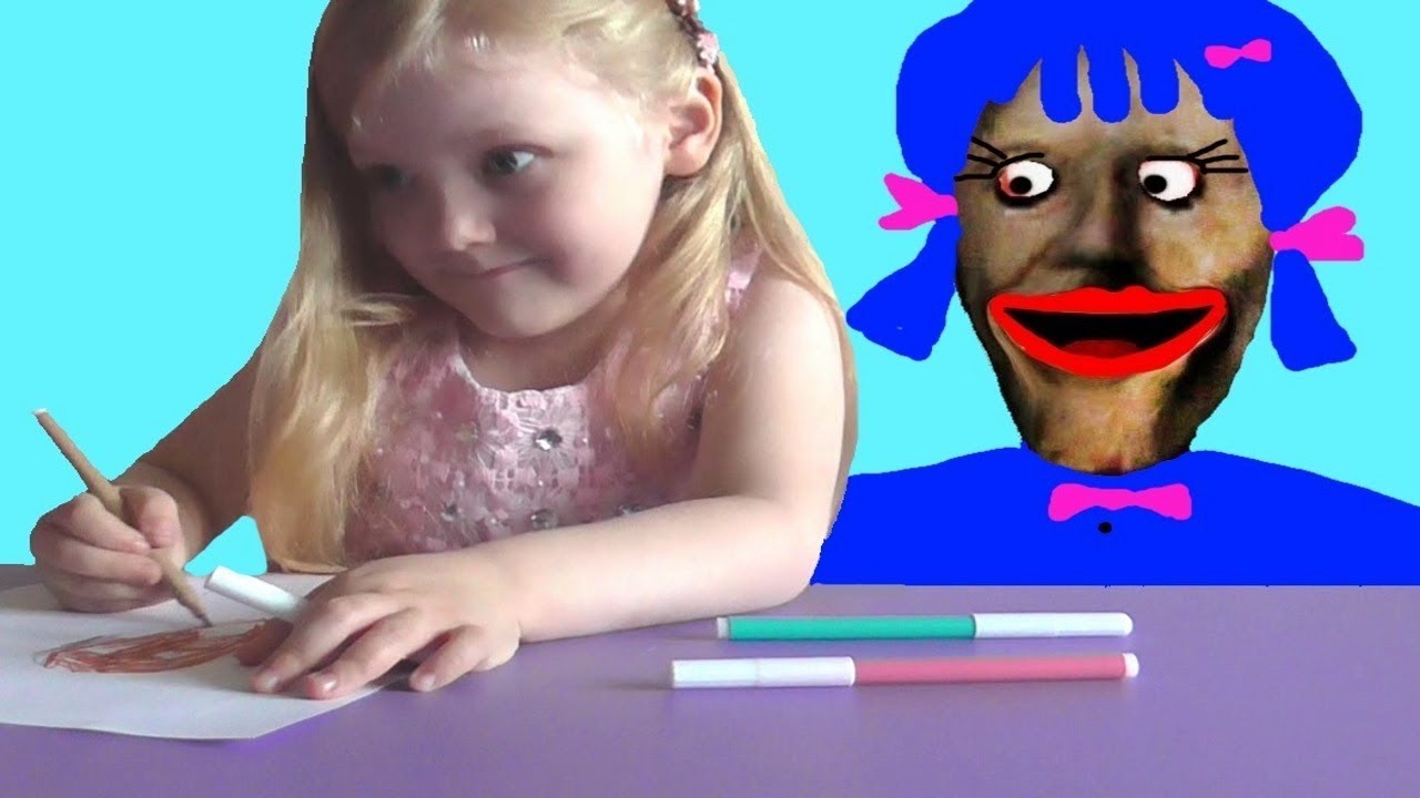 3 маркера челлендж с мамой. 3 Marker Challenge. Granny #1. Бабка Грэнни.