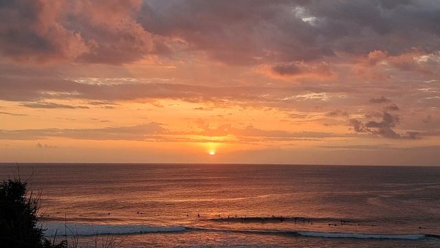 Закат на Blue Point Beach Uluvatu Bali 2024 Relax Nature 4K качество