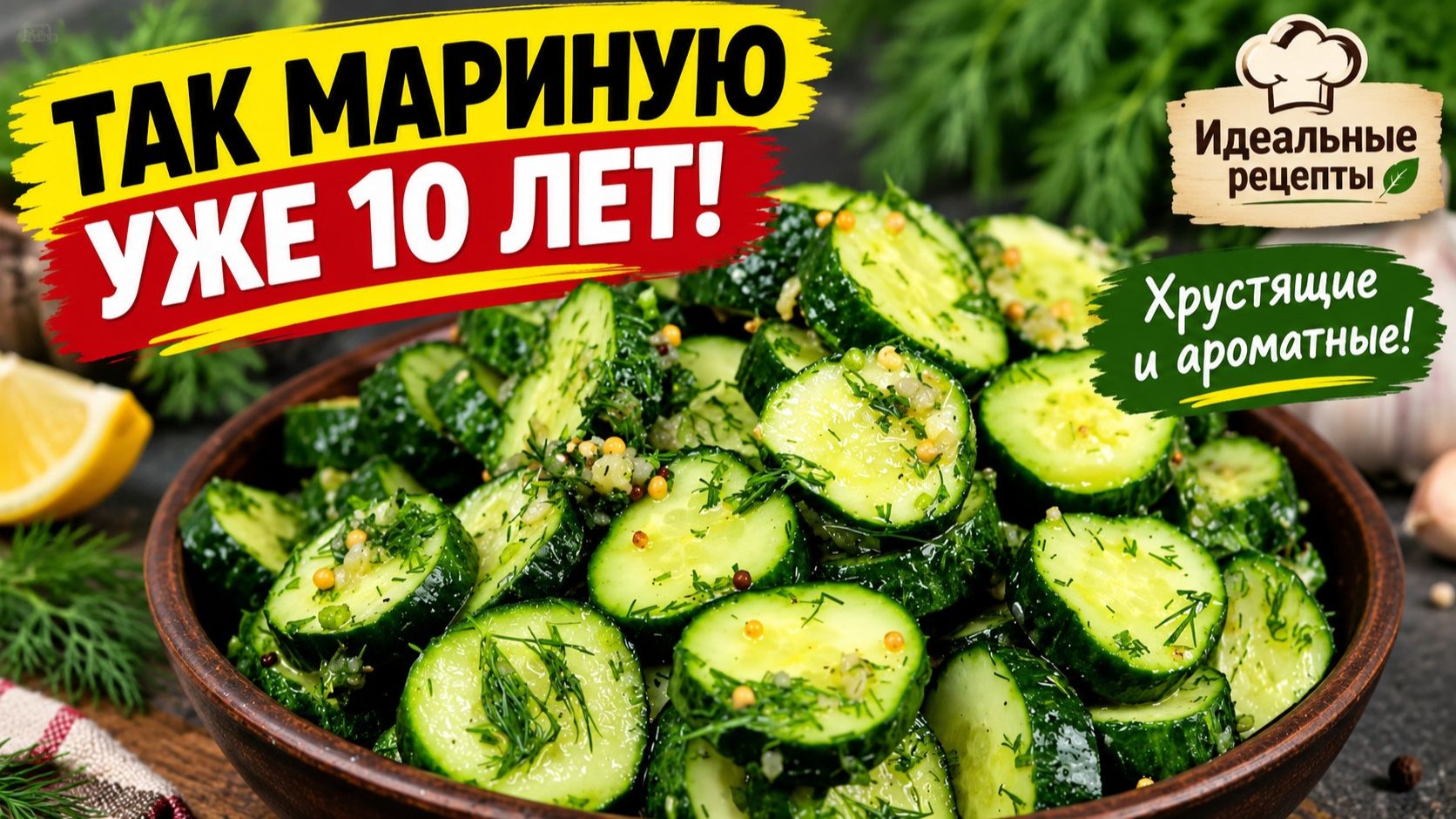 Так Мариную уже 10 Лет! Самые Вкусные, Хрустящие, Ароматные малосольные Огурцы на закуску!