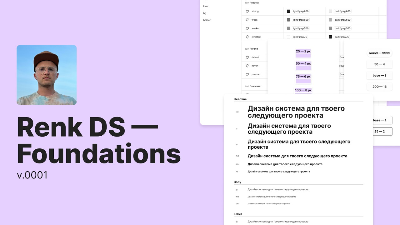 Foundations. Дизайн система в Фигме. Инструкция по файлу