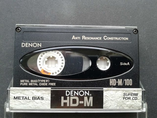 DENON HD-M 90 / аудиокассета Metal Type / 1991